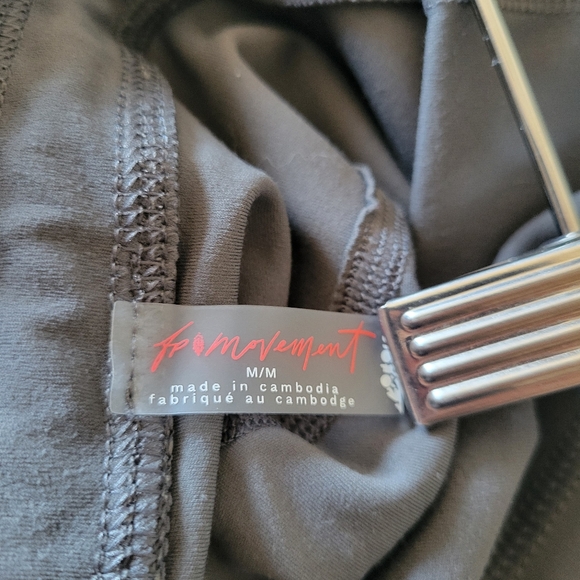 Free People Movement Never Better Colorblock Slim Jogger Grey Women's Medium - Picture 10 of 11